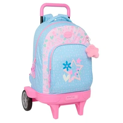 Imagen de BLACKFIT8 SMILE Mochila Grande con Ruedas, Compact Evolución, Extraíble, Ideal para Niños de Diferentes Edades, Cómoda y Versátil, Calidad Resistencia, 33x22x45 cm