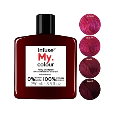Imagen de My. haircare Colour pigmento infused Champú to Enhance Vibrancy and Tonal Longevity og The Hair, 250 ml, Ruby