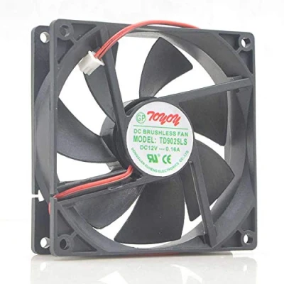 Imagen de N / A Cooling Fan TD9025LS,Server Cooler TD9025LS 12V 0.16A, Hotel Refrigerator Silent for 90x90x25mm 2 Wire