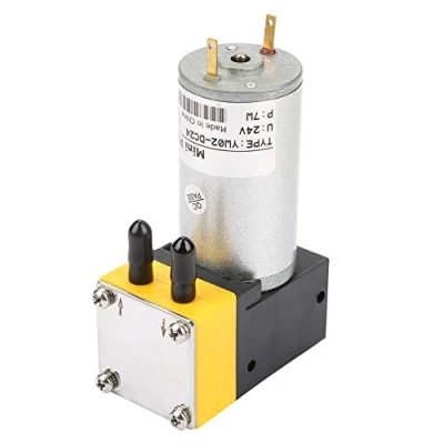 Imagen de Bomba de diafragma miniatura vacío presión agua cebado automático 24V 0.4 1L / min para aire y líquido