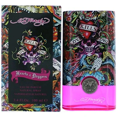 Imagen de Ed Hardy Hearts &amp; Daggers For Her Women by Christian Audigier 100 ml Eau de Parfum Spray