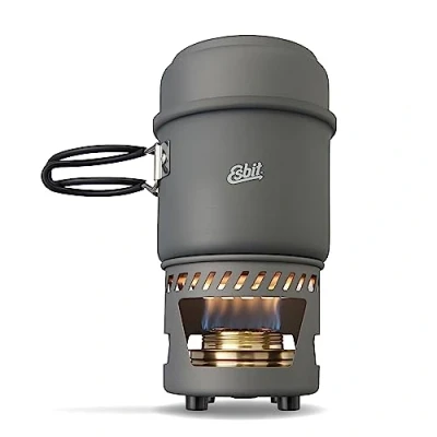 Imagen de Esbit CS985HA Set de Cocina, Unisex, Aluminio, 985ml y 470ml