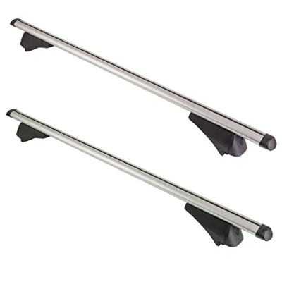 Imagen de Summit SUM 004 Barras de Techo con Bloqueo Aluminio (par) para Coches rieles al RAS 1,2 m