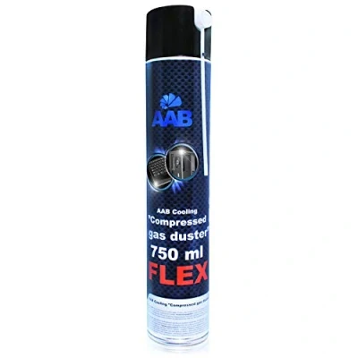 Imagen de AABCOOLING Compressed Gas Duster FLEX 750ml Espray Aire Comprimido con un Tubo Flexible, Spray Limpiador, de Comprimido,