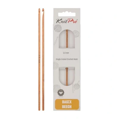 Imagen de KnitPro Basix Birch: Ganchillo: 15 x 3 mm, Madera de Abedul, Multi Colour, 10 mm