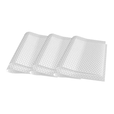 Imagen de INTIRILIFE Juego de 6 alfombrillas nevera transparentes antibacterianas 45 x 30 cm Protege frutas y verduras bacterias agua