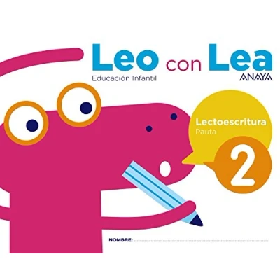 Imagen de Leo con Lea 2. Pauta. (Cuadernos educacion infantil (43))