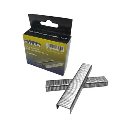 Imagen de Sifer grapas galvanizadas nº10 10.6x10 mm caja 1000un 28100101