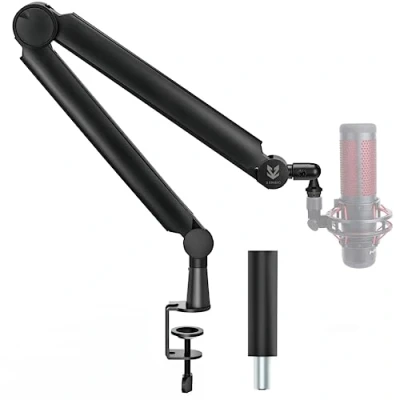 Imagen de Sensic brazo de micrófono SA 30, soporte giratorio 360 con elevador 6 pulgadas, adaptadores 1/4&quot;, 3/8&quot; y 5/8&quot;, profesional