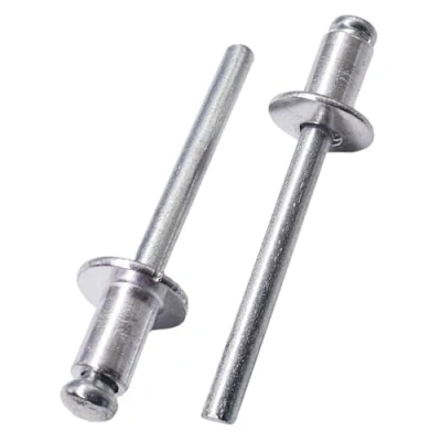 Imagen de SKIR&#039;CO 30 remaches ciegos de aluminio 6,0 x 12 mm, mandril acero, pop, cabeza cúpula, DIN 7337