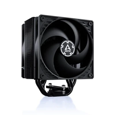 Imagen de ARCTIC Freezer 36 (Negro) Ventilador CPU de Torre única con Push Pull, Dos Ventiladores P 120 mm presión optimizada, Rodamiento fluidodinámico, 2001800 RPM, 4 Heatpipes, Incl. MX 6