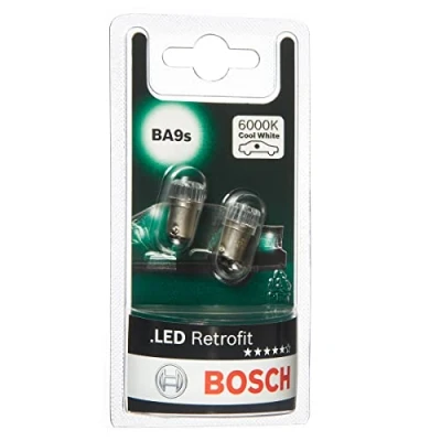 Imagen de Bosch T4W LED Retrofit Lámparas para vehículos, 12 V 1 W BA9s, x2