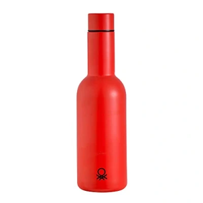 Imagen de UNITED COLORS OF BENETTON. Botella de agua 550ml acero inoxidable rojo Casa Benetton, 550 ml