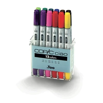 Imagen de Set 12 rotuladores Manga Copic Ciao Primeros