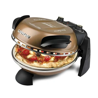 Imagen de G3 Ferrari G10006 Piedra refractaria única, Pizza Express Delizia, Horno Pizza, 1200W, 400C, Cobre