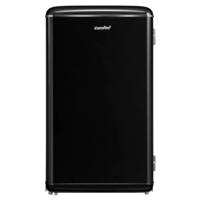 Imagen de Comfee&#039; RCD93BL2EURT(E) Refrigerador Bajo Encimera, 93L, Retro Independiente con Compartimento Enfriador, Termostatos Ajustables, Luz LED, Negro
