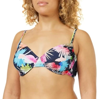 Imagen de FIREFLY Malisa Mm Partes de Arriba Bikini Navy Dark/Flower 36B