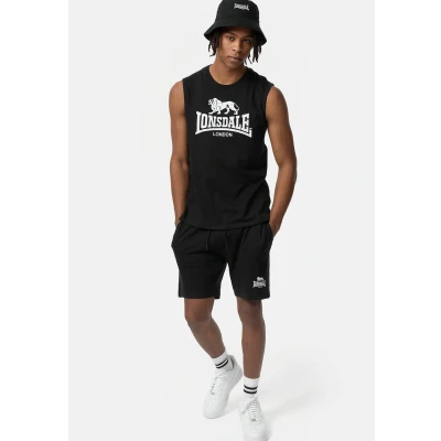 Imagen de Lonsdale Normale Passform Shorts, Hombre, Talla: 4XL, Black white