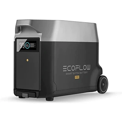 Imagen de ECOFLOW batería Adicional Delta Pro 3600Wh, Ampliable hasta 10,8kWh, Carga rápida, de Reserva para viviendas, emergencias y Actividades sin conexión a la Red Principal
