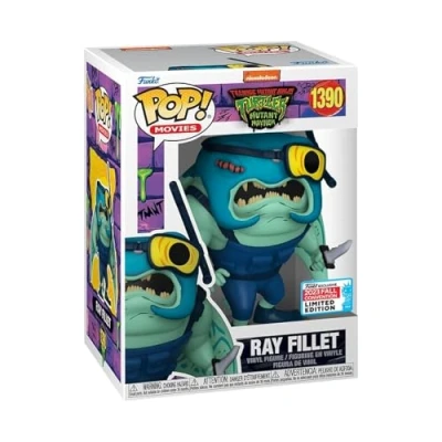 Imagen de Funko Pop! Películas: TMNT Teenage Mutant Ninja Turtles Mayhem Ray Fillet (NYCC 2023 Compartido Exclusivo)