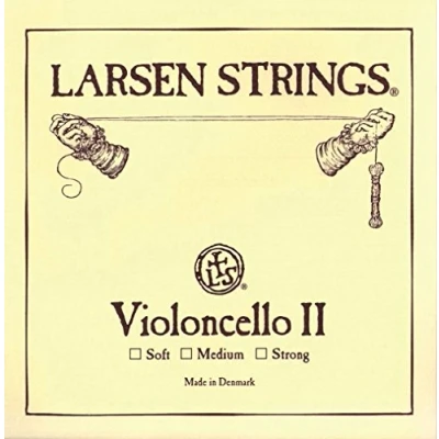 Imagen de LARSEN Cuerdas de violonchelo STRINGS Original D Steel Medium