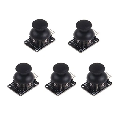 Imagen de WINGONEER 5PCS PS2 joystick Juego de control XY dos ejes Módulo desbloqueo para Arduino