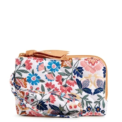 Imagen de Vera Bradley Funda de identificación algodón con Doble Cremallera y protección RFID, Mandala encantada, Reciclado, Talla única