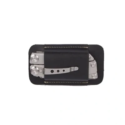 Imagen de Funda de Cuero para Cuchillo, Soporte Plegable Cuchillo Bolsillo, compacta cinturón con Hoja 5 Pulgadas