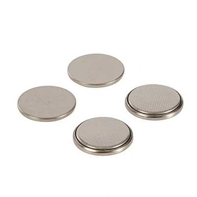 Imagen de Powermaster 458775 Pilas de botón CR2025, color plata, pack 4