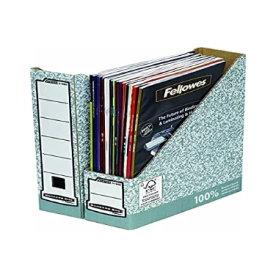 Imagen de Fellowes Bankers Box Caja revistero (10 unidades), color gris