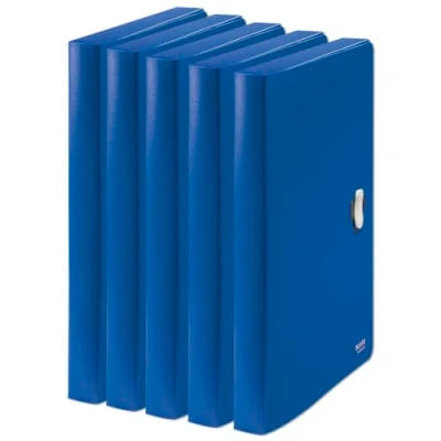 Imagen de Leitz Recycle Carpeta Archivador de Proyectos para Folios A4, con Capacidad 250 Hojas Polipropileno, 100 % Reciclable, Azul 46230035 1 unidad