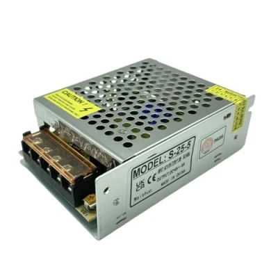 Imagen de LianShi 5V 5A 25W Fuente de alimentación conmutada Transformador estabilizador voltaje con protección contra cortocircuitos AC220V a DC5V para automatización industrial, luces LED