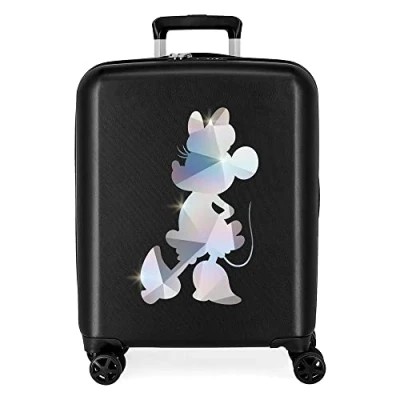 Imagen de Disney 100 Special Shine Mickey Silver Maleta de cabina Negro 40x55x20 cms Rígida ABS Cierre TSA integrado 38
