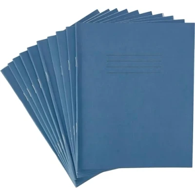 Imagen de Rhino S10 Cuaderno de rayas (A4, 48 páginas, 10 unidades, 200 x 165 mm), color azul claro