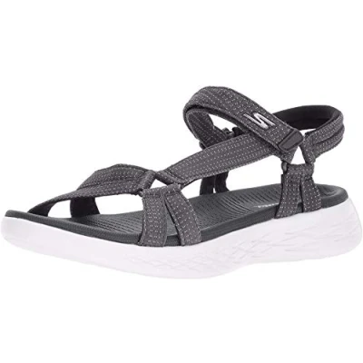 Imagen de Skechers On the go 600 Brilliancy, Sandalias atléticas Mujer, Charcoal, 39 EU