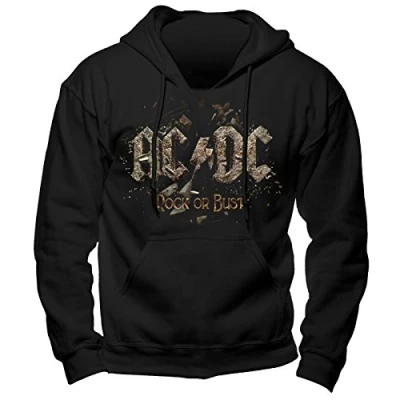 Imagen de Beats &amp; More AC/DC Rock OR Bust Sudadera con capucha unisex, Negro , XL