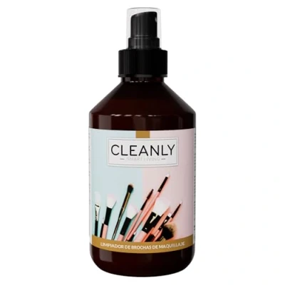 Imagen de limpiador de brochas maquillaje Kit profesional Desinfectante spray aceite árbol té 250 ml Alternativa a la esponja silicona
