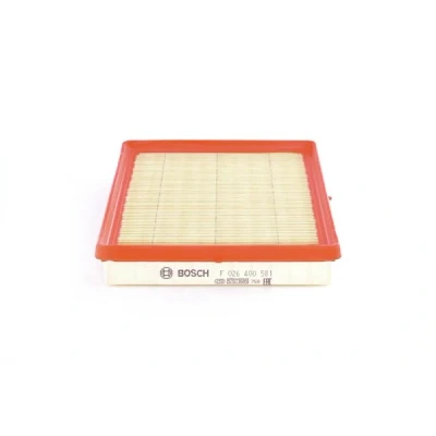 Imagen de BOSCH F 026 400 581 Filtro de aire 36 192 206 Cartucho filtrante SEAT: Ibiza 4, Leon III Hatchback, 4 Sportcoupe, VOLKSWAGEN: Golf 7