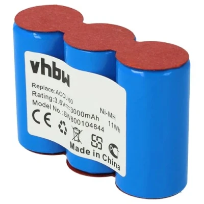 Imagen de vhbw Batería Compatible con Gardena Tijeras para césped Accu 45 (8808), 60 (8800, 8810), Wolf RV E6 7084889, ... (NiMH, 3000mAh, 3.6V)