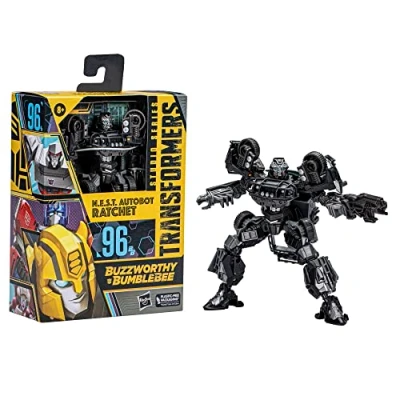Imagen de Transformers Studio Series 96 Buzzworthy Bumblebee N.E.S.T. Autobot Ratchet Deluxe Figura de acción
