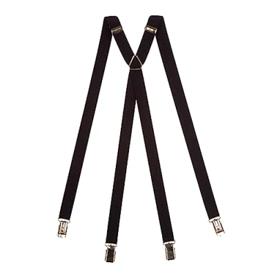 Imagen de Olata Tirantes Finos Con Cierre de Clip Estilo Clásico Totalmente Ajustables en Forma X 2 cm. Negro