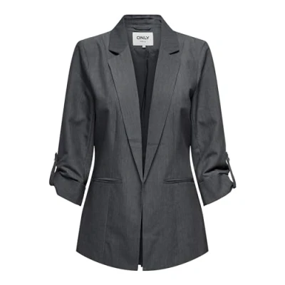 Imagen de ONLY Onlkayle Orleen 3/4 Abrigo corto, Mujer, Talla: 34, Medium grey melange