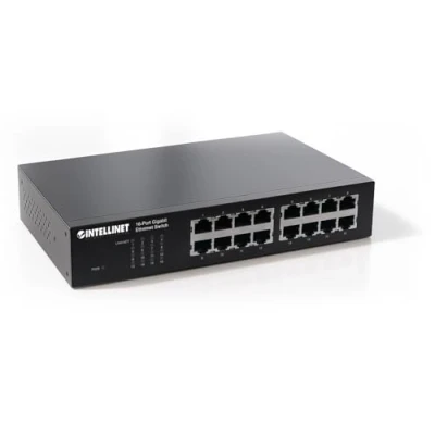 Imagen de INTELLINET Switch 16X GE Desktop/RACKMOUNT