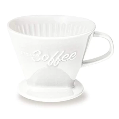 Imagen de Filtro de Café Porcelana, Tamaño 4 (Blanco) Disponible en 6 Colores