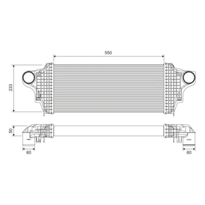 Imagen de VALEO 818320 Intercooler Aluminio sin sensor MERCEDES BENZ: GL, Clase R, ML