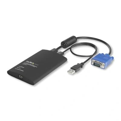 Imagen de StarTech.com Adaptador USB de Crash Cart Vídeo y Transferencia archivos para Ordenador Portátil KVM Sala Servidores (NOTECONS02)