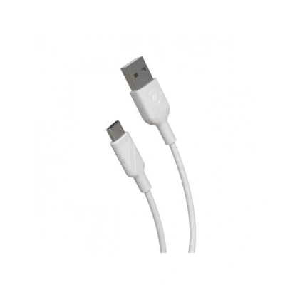 Imagen de Cable USB Muvit MCUSC0003, A, C, Universal, 1.20m, Blanco