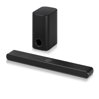Imagen de LG S77TY Barra de Sonido Inteligente, 400W Potencia, 3.1.3. Canales, Hi Res Audio, Dolby Vision, HDMI, Smart Up Mixer, Atmos/DTS, Negro