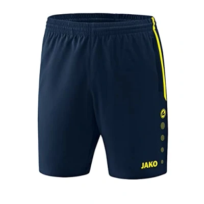 Imagen de JAKO Competition 2.0 Pantalones Cortos, Hombre, Marine/Neongelb, XXX Large