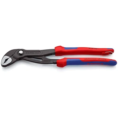 Imagen de KNIPEX Cobra Tenaza para Bombas de Agua, Gris Atramentado, Fundas Multicomponentes, Integrada Colocar un Dispositivo Protección Anticaídas,300 mm,Cartulina Autoservicio/Blíster,87 02 300 T BK